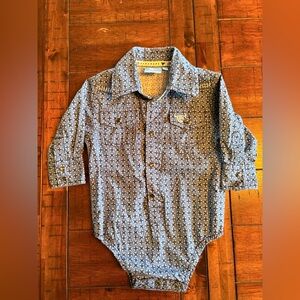 Cowboy Hardware 6 Month Cotton Onesie